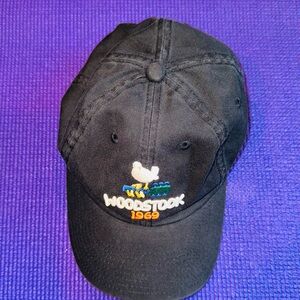 Woodstock 1969 Black Baseball Cap